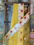 Benares Kora Saree